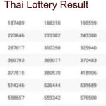 thai lottery result today