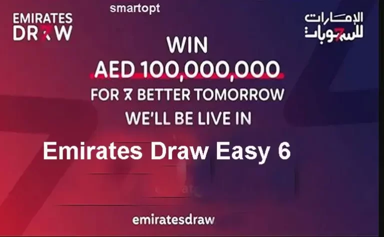 Emirates Draw Easy 6 Result Today Winner Numbers Live