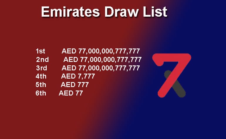 Emirates draw list prize