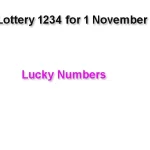 Thai Lottery 1234 Winning Numbers 1-11-2022