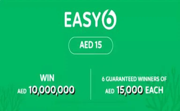 Emirate Draw Easy6 Result Live Today 14-10-2022