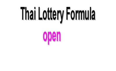 thai lottery formula