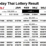 today Thai Lottery result 16 October 2022
