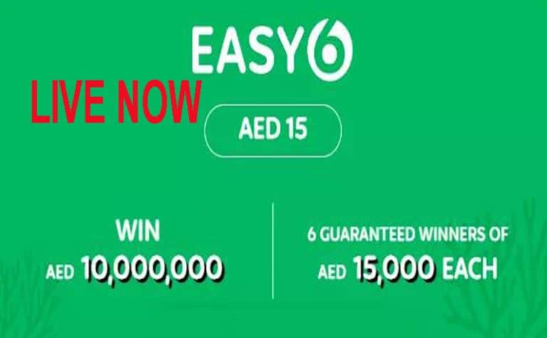 Easy 6 Live Result Emirates Draw 25-11-2022