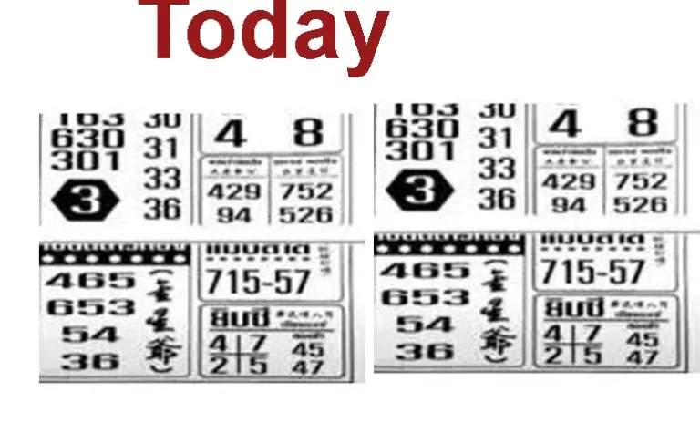 Thai Lottery 1234 Winning Papers 1 December 2022