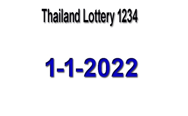 Thai Lottery 1234 January 1-2023