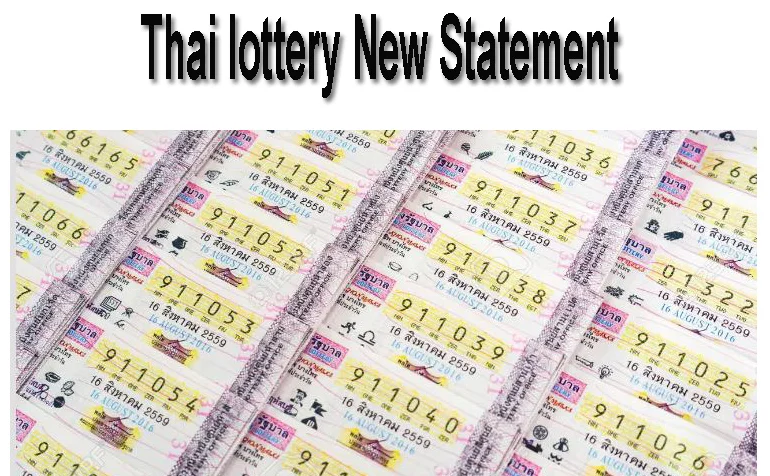 thai lottery govt official statement