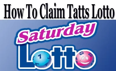 how claim tatts lotto saturday lottery