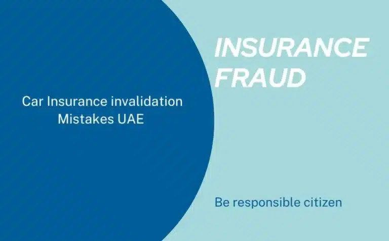 Car Insurance invalidation Mistakes UAE 2023