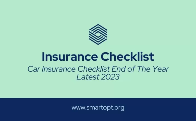 Car Insurance Checklist End of The Year Latest 2023