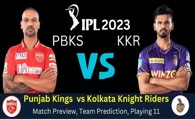 KKR vs PBKS Live Match IPL 2023 Match – Punjab Kings vs Kolkata Knight Riders Score