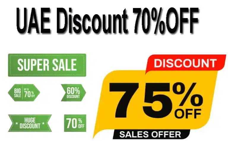 Discount Deals 70% OFF Online Stores Offers UAE 2023